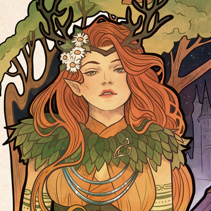 Critical Role Art Print Marisha Ray: 10th Anniversary Art Nouveau Illustrations 46 x 28 cm - unframe 4