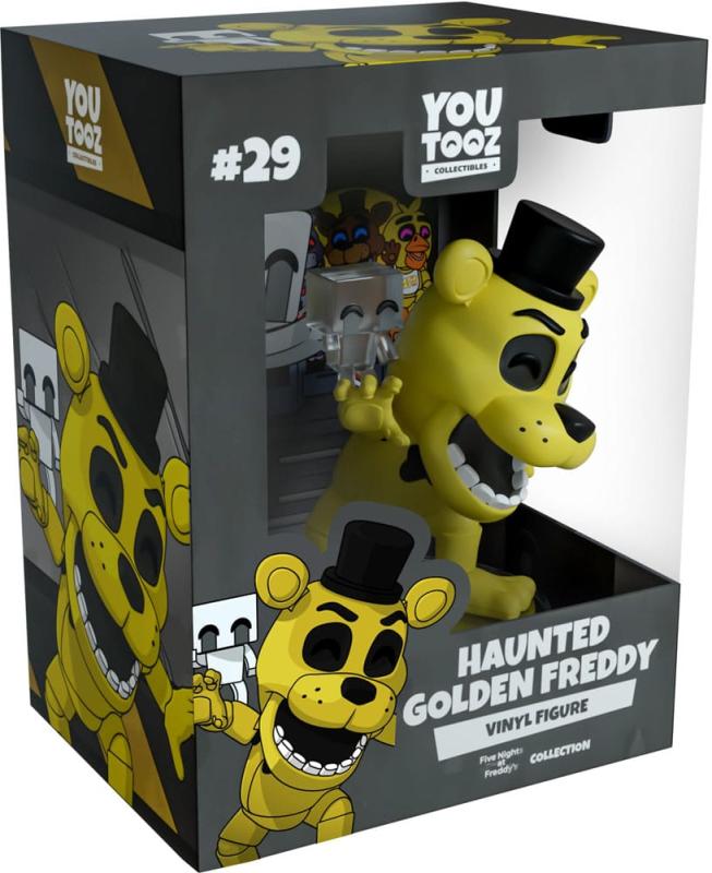 Five Night's at Freddy Vinyl Figure Haunted Golden Freddy 10 cm