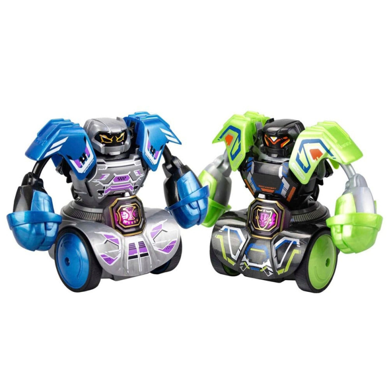 Silverlit Robo Kombat Tornado Remote-Controlled Robots 2er - Set Green/Blue 3
