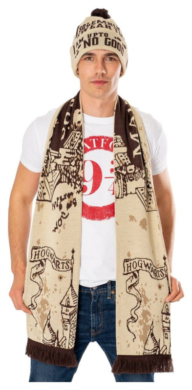 Harry Potter Scarf Marauders Map Long Length 1