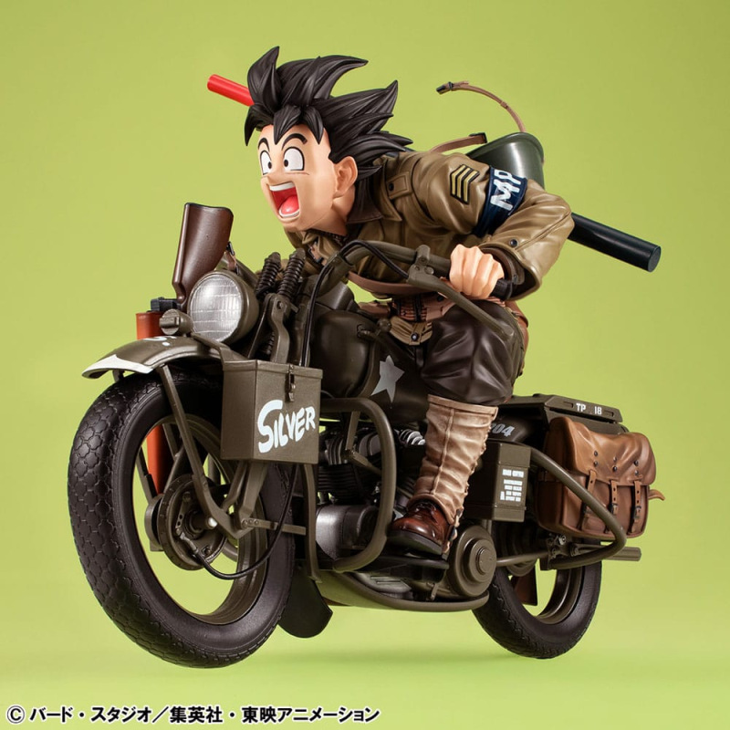 Dragonball Z 05 Desktop Real McCoy PVC Diorama Son Goku & Bike 18 cm 3
