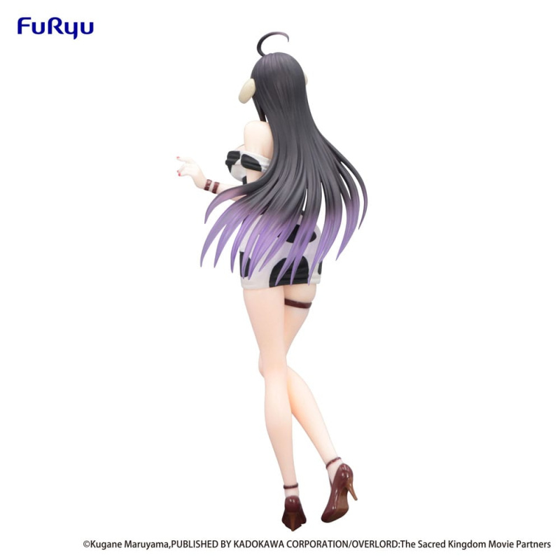 Overlord Trio-Try-iT PVC Statue Albedo Mini Dress Cow Pattern Ver. 21 cm 4