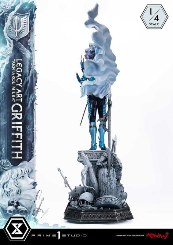 Berserk Legacy Art "Kentarou Miura" Statue 1/4 Griffith 93 cm 9
