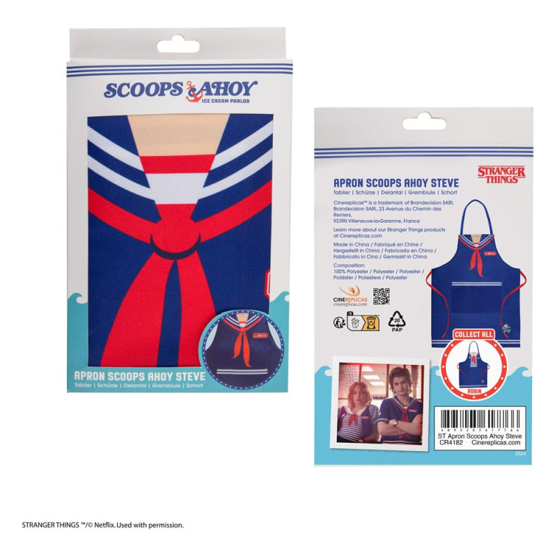 Stranger Things Apron Scoops Ahoy Steve 1