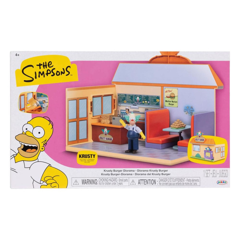 Simpsons Mini Figure Playset Krusty Burger 3