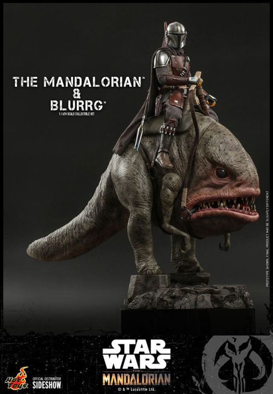 Star Wars The Mandalorian Action Figure 2-Pack 1/6 The Mandalorian & Blurrg 37 cm 3