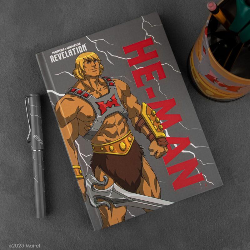 Masters of the Universe - Revelation: He-Man Thunder Deluxe Notebook Set (notebook + pen) 1