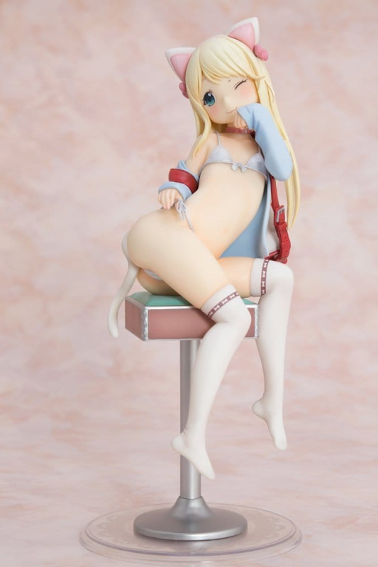 Hatsukoi Ribbon PVC Figure 1/6 Yuu White cat Ver. 25 cm 7