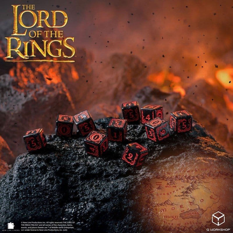The Lord of the Rings: 10 D6 Dice Set Mordor 4