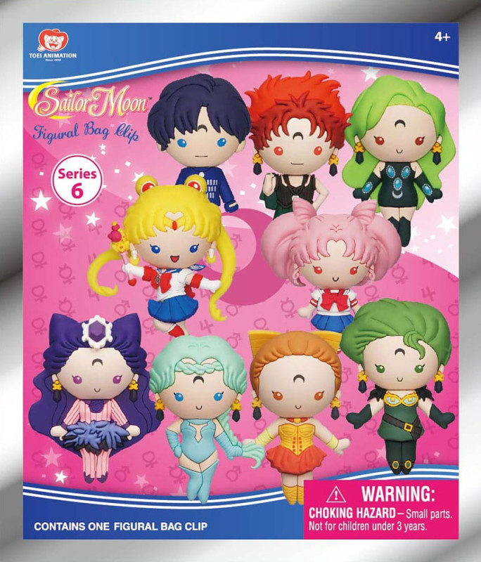Sailor Moon 3D PVC Bag Clips Series 6 Display (24) 1
