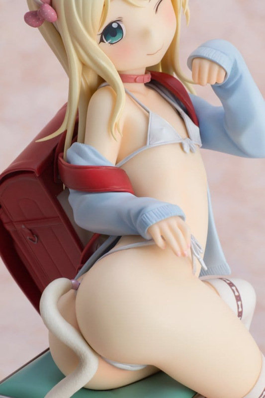 Hatsukoi Ribbon PVC Figure 1/6 Yuu White cat Ver. 25 cm 2
