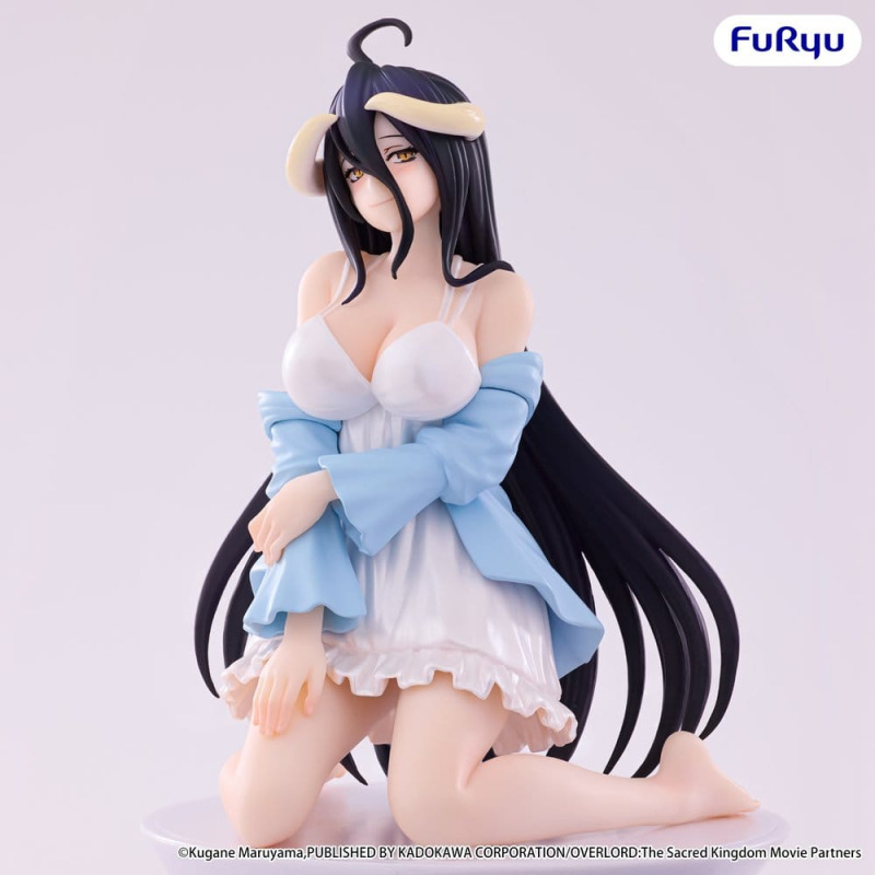 Overlord Noodle Stopper PVC Figure Albedo Loungewear Pearl White Ver. 12 cm 6