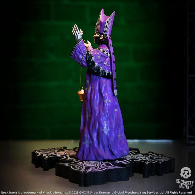 Ghost Rock Iconz Statue Papa V Perpetua Purple Robes 22 cm 3