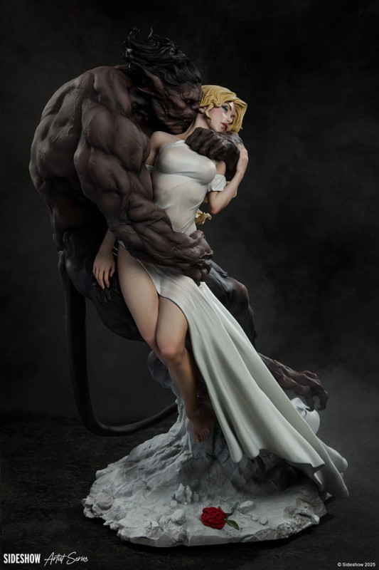 Original Artist Series Statue Beauty and the Beast by Maria Panfilova 46 cm 8