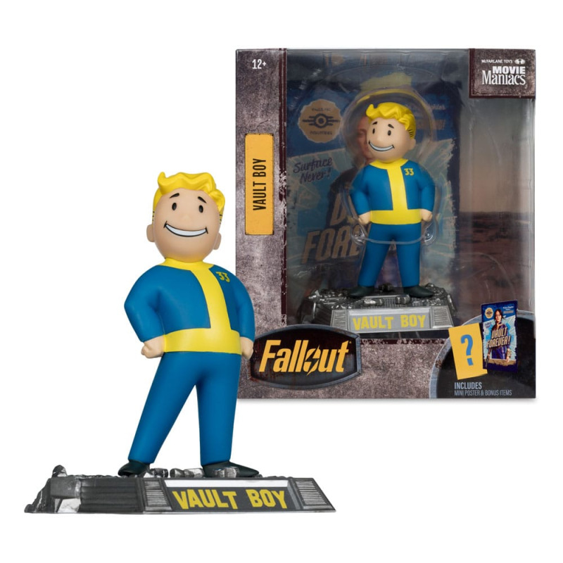 Fallout Movie Maniacs Action Figure Vault Boy Version 2 14 cm 3