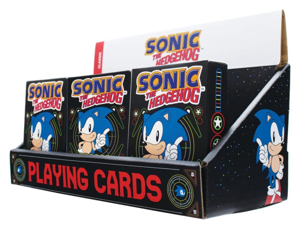 Sonic the Hedgehog Playing Cards Display (12 Packs) 1