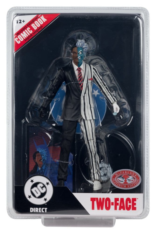 DC Direct Page Punchers Action Figure Two-Face (Batman 89) (Red Platinum Edition) 19 cm 7