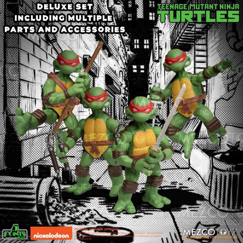 Teenage Mutant Ninja Turtles Action Figures Teenage Mutant Ninja Turtles Deluxe Set 8 cm 2