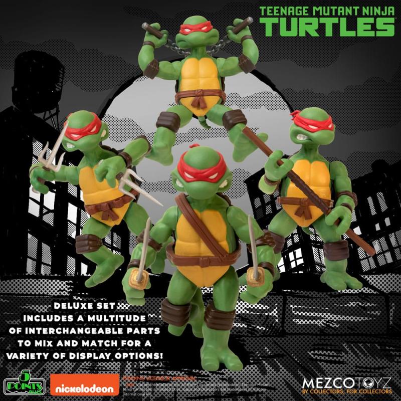 Teenage Mutant Ninja Turtles Action Figures Teenage Mutant Ninja Turtles Deluxe Set 8 cm 8