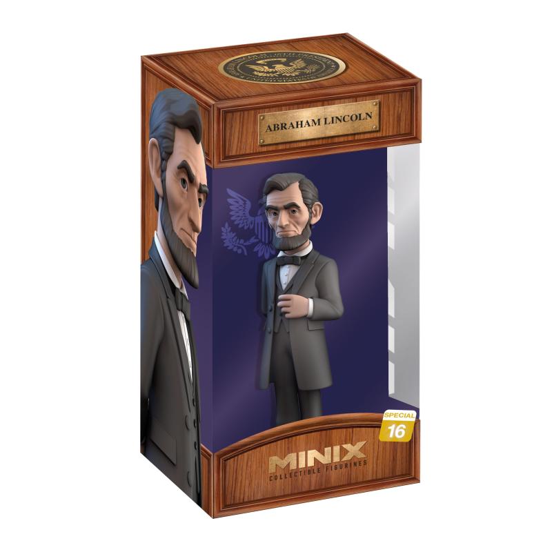 Historical Figures Minix Figure Abraham Lincoln 16th President of the United States 12 cm 1