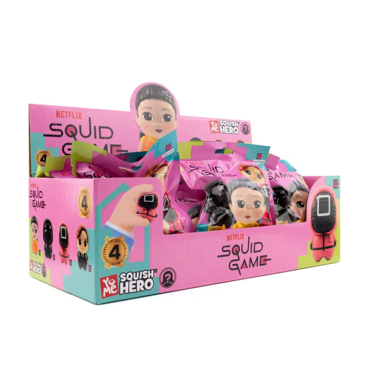 Squid Game Squish Hero Anti-Stress Figures 8 cm Display (12) 12