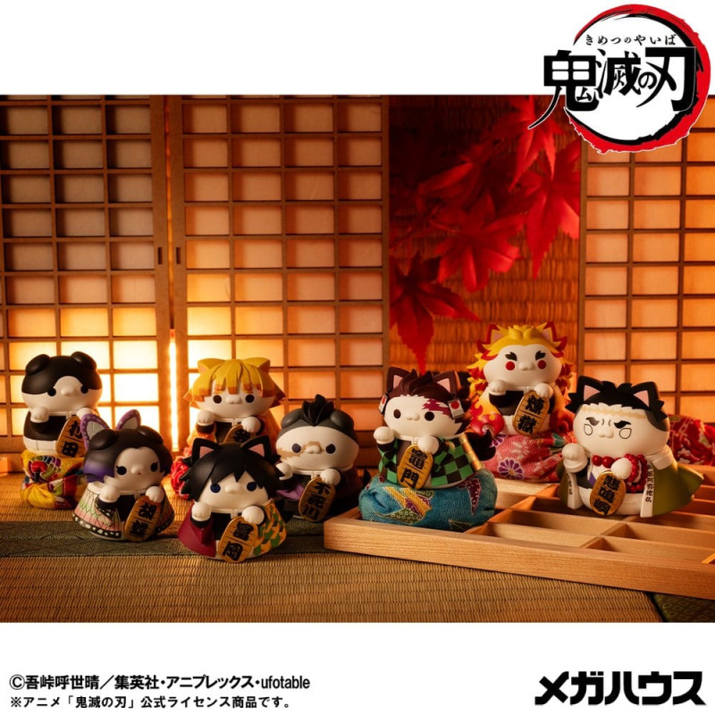 Demon Slayer: Kimetsu no Yaiba Mega Cat Project Trading Figure Fortune Cats Ver. 01 7 cm Blind Box A 9