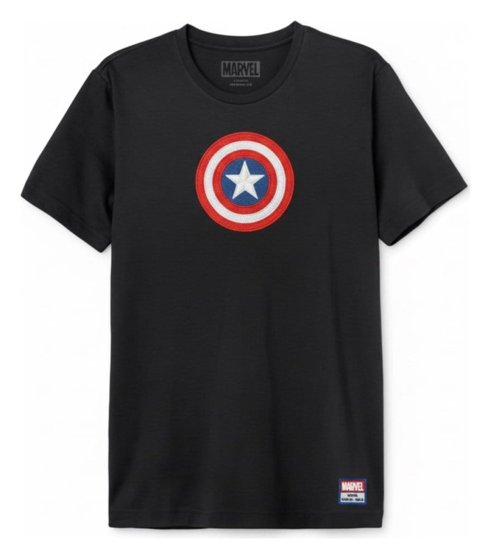 Marvel T-Shirt Captain America Shield Logo