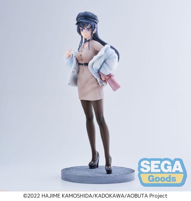 Rascal Does Not Dream of a Bunny Girl Senpai Luminasta PVC Statue Mai Sakurajima Casual Clothes Ver.