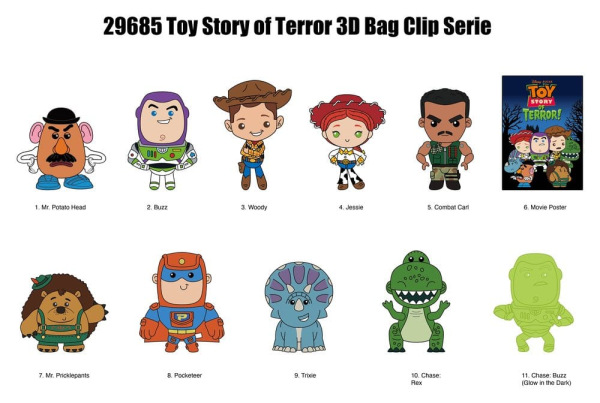 Toy Story 3D PVC Bag Clips Series 79 Display (24) 1