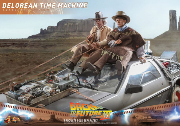 Back to the Future III Movie Masterpiece Vehicle 1/6 DeLorean Time Machine 72 cm 4