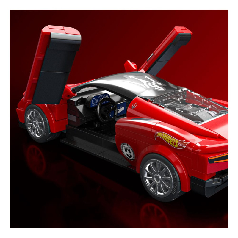 Mattel Brick Shop Hot Wheels Speed Series Building Set 1/32 Maserati MC20 4