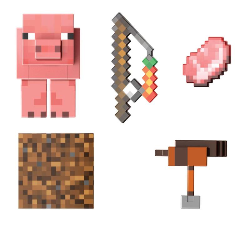 Minecraft Diamond Level Action Figure Pig 14 cm