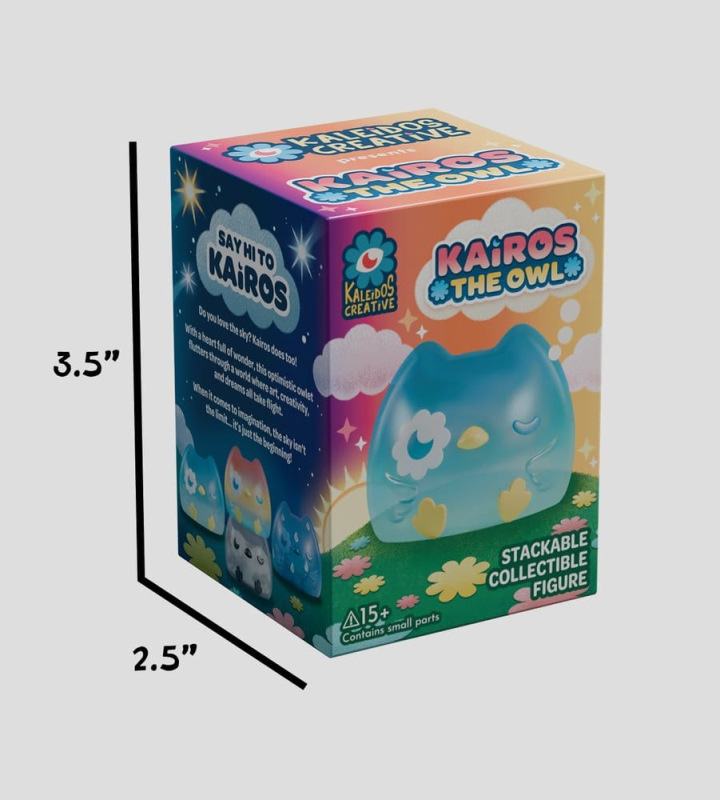 Stackable Kairos Mini Figures S1 3 cm Blind Box Display (4) 1