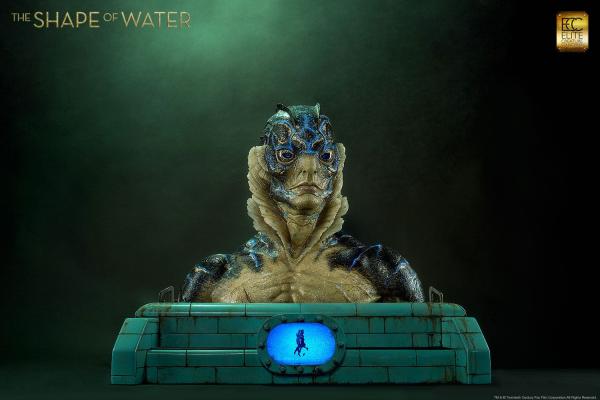 The Shape of Water: Amphibian Man Life-Size Bust - Elite Creature Collectibles