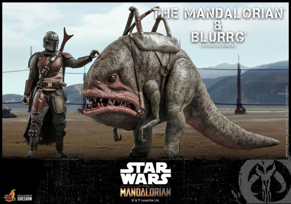 Star Wars The Mandalorian Action Figure 2-Pack 1/6 The Mandalorian & Blurrg 37 cm 10