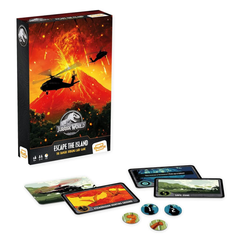 Jurassic World Shuffle Card Game Escape The Island 3