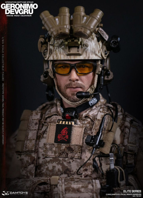 Modern Military Action Figure 1/6 Geronimo Devgru - MK46 MOD1 Gunner (Operation Neptune Spear) 30 cm 3