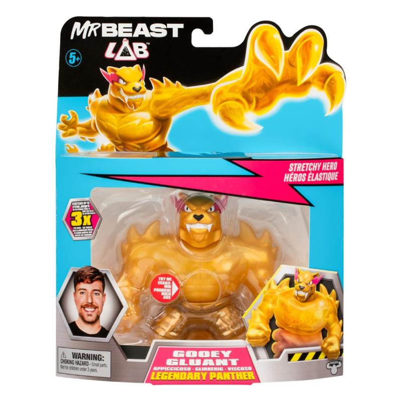 Mr. Beast Lab Goo Jit Zu Stretch Figure Legendary Panther 11 cm