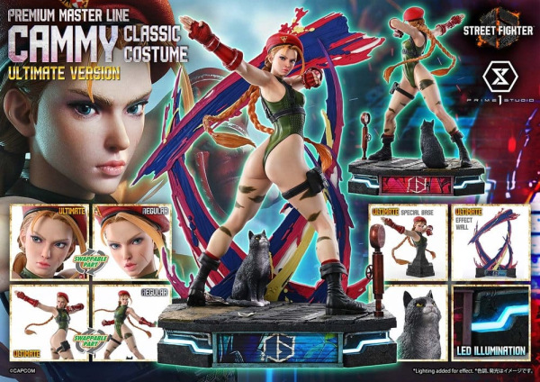 Street Fighter 6 Ultimate Premium Masterline Statue 1/4 Cammy Classic Costume Ultimate Version 54 cm 6