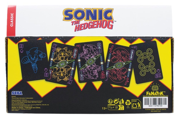Sonic the Hedgehog Playing Cards Display (12 Packs) 2
