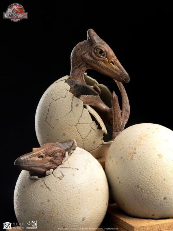 Jurassic Park ECC Elite Creature Line Statue 1/2 Pterosaur Hatching 16 cm 6