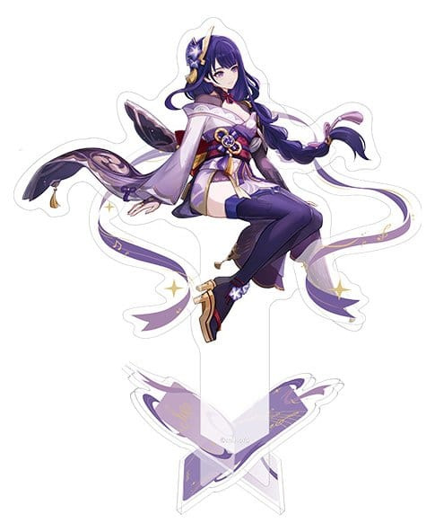 Genshin Impact Anniversary Celebration Series Acrylic Standee Raiden Shogun 6th Anniversary 13 cm
