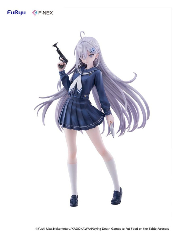 Playing Death Games to Put Food on the Table PVC Figure 1/7 Yuki School Uniform Ver. 24 cm
