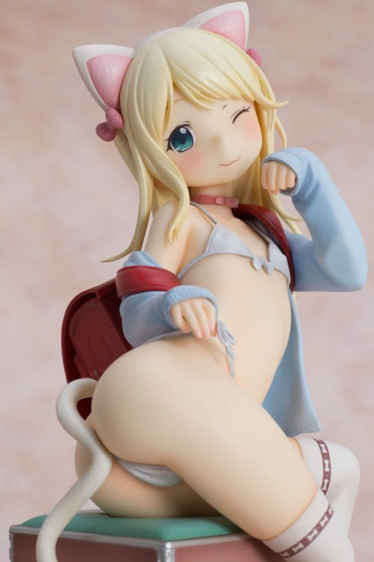 Hatsukoi Ribbon PVC Figure 1/6 Yuu White cat Ver. 25 cm 12