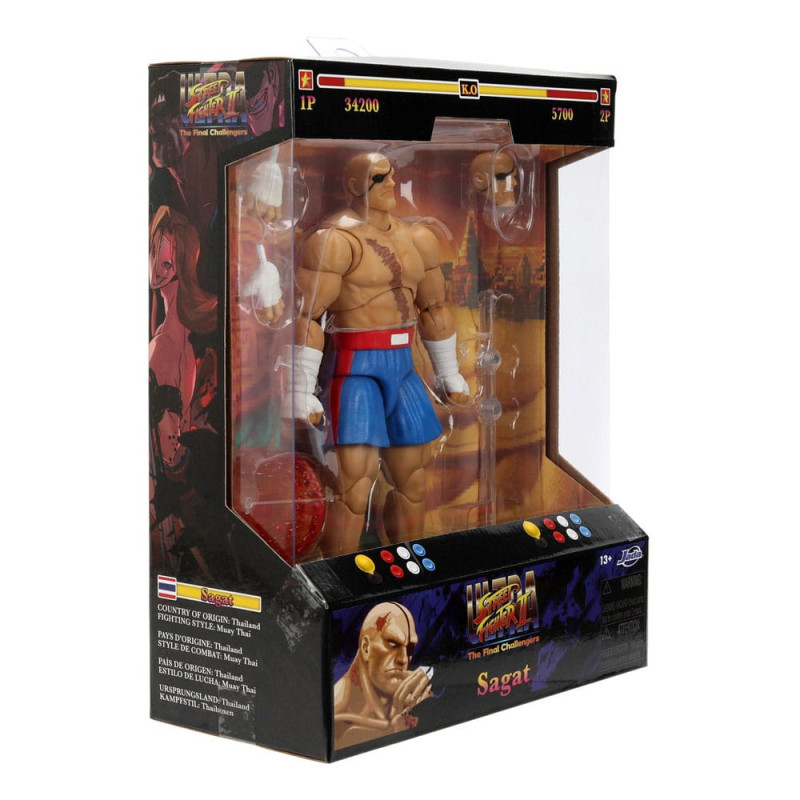 Ultra Street Fighter II: The Final Challengers Action Figure 1/12 Sagat 19 cm 2