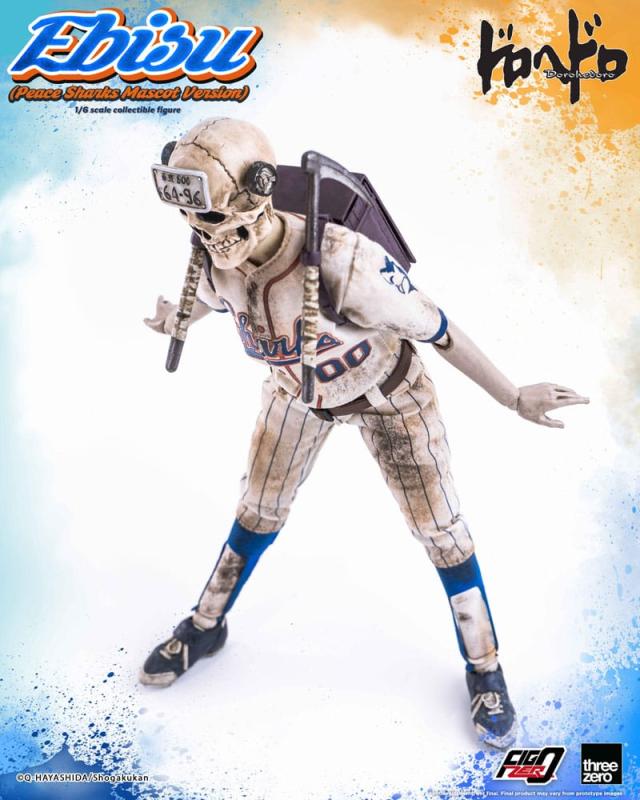 Dorohedoro FigZero Action Figure 1/6 Ebisu Peace Sharks Mascot Ver. 24 cm 12