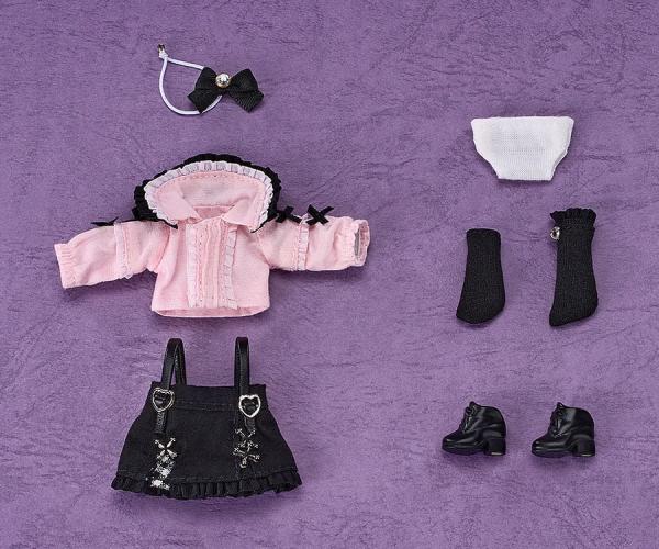 Nendoroid Accessories for Nendoroid Doll Figures Outfit Set: Suspender Skirt Set (Pink & Black)