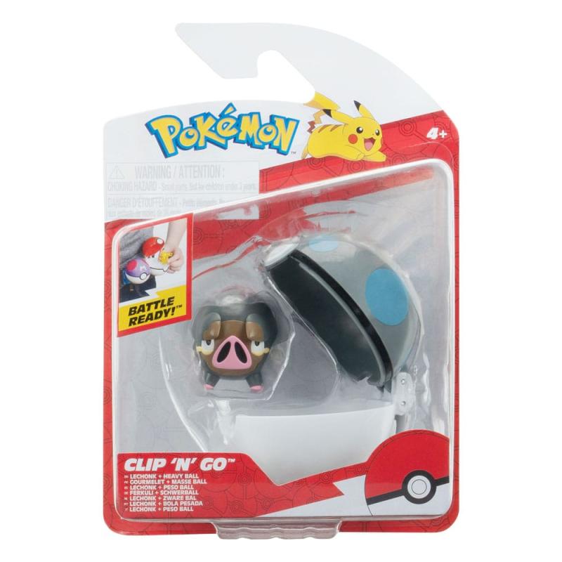 Pokémon Clip'n'Go Poké Balls Lechonk & Heavy Ball