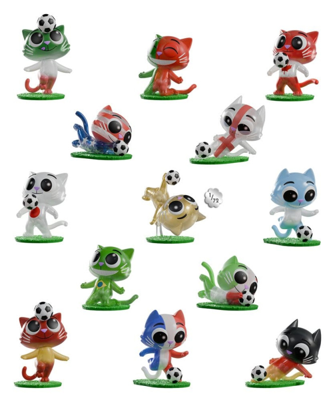 Cat Scans Mini Figures S3 - On the Ball 6 cm Blind Box Display (12)