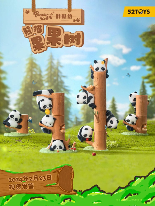 Panda Roll Blind Box Figures Assortment Fruit Tree Climbing 7 cm (8) 1